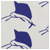 Tissu Marlin bleu (Détail)