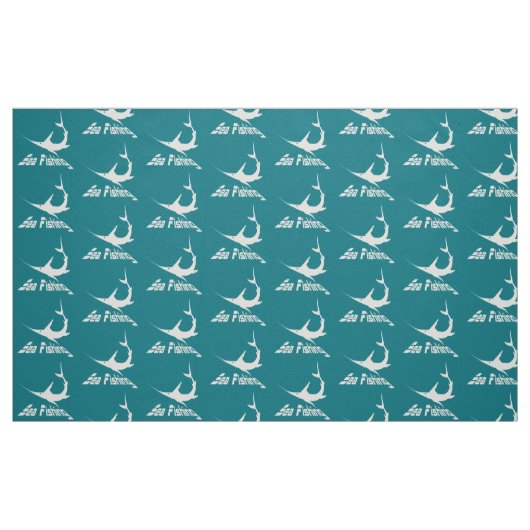 Tissu Marlin bleu (Fat Quarter)