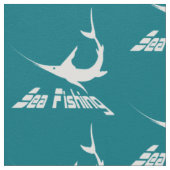 Tissu Marlin bleu (Détail)