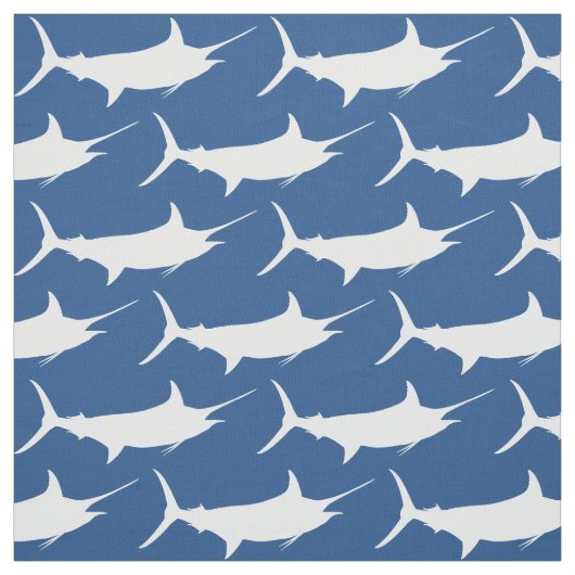 Tissu Marlin en silhouette (Échantillon)