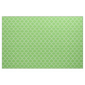 Tissu Maroc Quatrefol Vert Flash & Blanc (Fat Quarter)