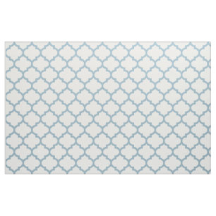 Tissu marocain de motif de treillis de bleu bleu