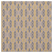 Tissu Marocain Ikat Pastel Bleu Jaune Motif (Échantillon)