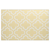 Tissu marocain jaune 02 de motif de treillis de (Fat Quarter)