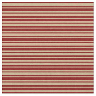Tissu Maroon et Motif couleur Tan