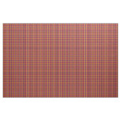Tissu Maroon et Orange Sporty Plaid (Yard)