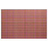 Tissu Maroon et Orange Sporty Plaid (Fat Quarter)