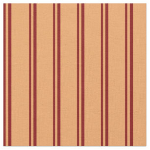 Tissu Maroon & Motif Brown des rayures