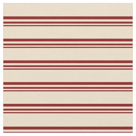 Tissu Maroon & Tan Stripes (Fermer)