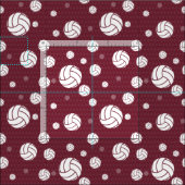 Tissu Maroon Volleyball Chevron Patterned (Carreau)