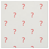 Tissu Marque de question (Échantillon)