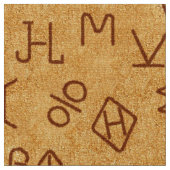 Tissu Marques de bovins Wild West authentiques (Fermer)