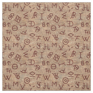 Tissu Marques occidentales sauvages -