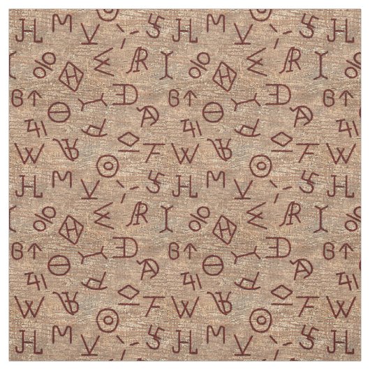 Tissu Marques Wild West - (Échantillon)