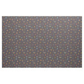 Tissu Marron Foncé Texturé Moderne du Milieu du Siècle (Yard)