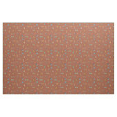Tissu Marron Selle Texturé Moderne Milieu de Siècle (Yard)
