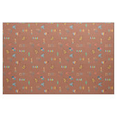 Tissu Marron Selle Texturé Moderne Milieu de Siècle (Fat Quarter)