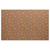 Tissu Marron Texturé Moderne du Milieu du Siècle (Fat Quarter)