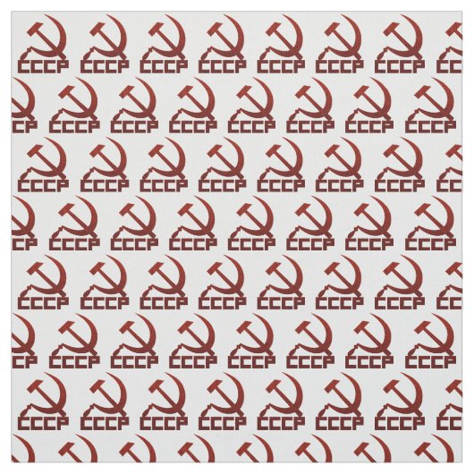 Tissu Marteau et faucille CCCP (Échantillon)