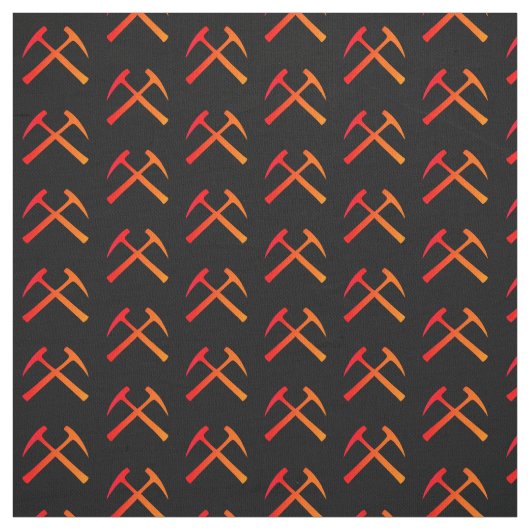 Tissu Marteaux croisés de roche (Échantillon)