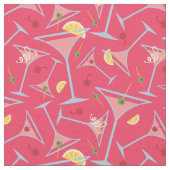 Tissu Martini roses (Fermer)