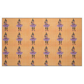 Tissu Mary la sorcière d'Halloween (Fat Quarter)
