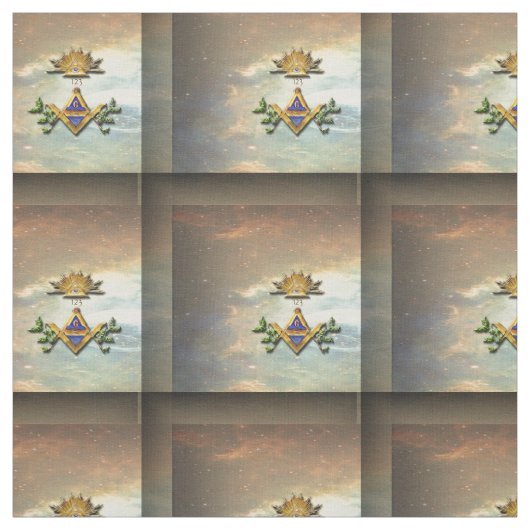 Tissu Masonic Life (Cosmos) (Échantillon)