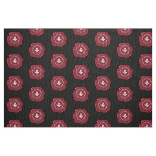 Tissu Masonic sceau de cire (Fat Quarter)