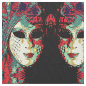 Tissu Masque de la Dame vénitienne (fermé)