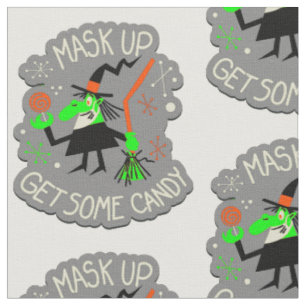 Tissu masque de visage d'halloween