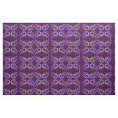 Tissu Masques royaux violets masqués (Fat Quarter)