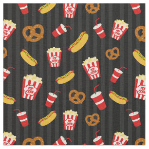 Tissu Matériau motif de film mixte de cinéma à domici