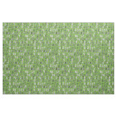 Tissu mathématiques doodle vert (Yard)