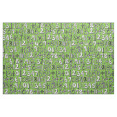 Tissu mathématiques doodle vert (Fat Quarter)