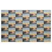 TISSU MATTHEW 22:37 SCRIPTURE DU SOLEIL VERSE CONCEPTION (Fat Quarter)