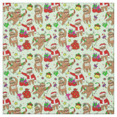 Tissu mauvais noël santa claus (Échantillon)