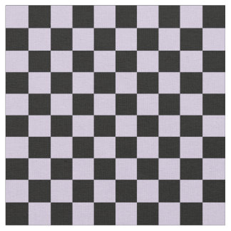 Tissu Mauve & Black Checkerboard