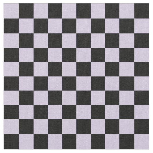 Tissu Mauve & Black Checkerboard (Fermer)