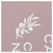 Tissu mauve blanc français Script Gardez le calme et con (fermé)