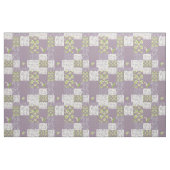 Tissu Mauve floral de patchwork de Faux du muguet (Fat Quarter)