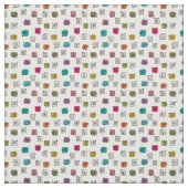 Tissu Mazages colorés (Échantillon)