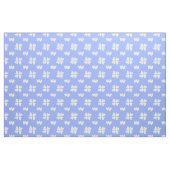 Tissu Mazipoodles Coeurs Blancs Sur Bleu (Fat Quarter)
