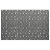 Tissu MCM arrondi au milieu du siècle Rectangles gris ce (Yard)