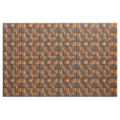 Tissu MCM géométrique Abstrait Burnt Orange (Yard)