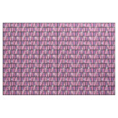 Tissu MCM géométrique Abstrait rose violet (Yard)