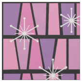 Tissu MCM géométrique Abstrait rose violet (Fermer)
