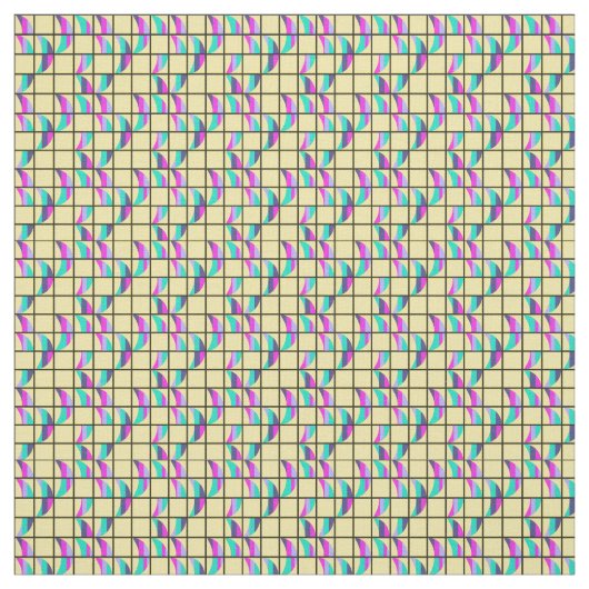 Tissu MCM Tic-Tac-Toe (Échantillon)