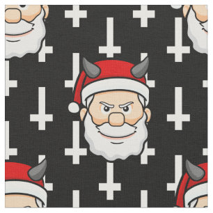 Tissu méchant xmas mal santa claus