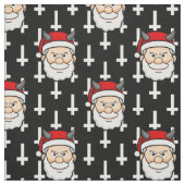 Tissu méchant xmas mal santa claus (Échantillon)