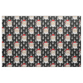 Tissu méchant xmas mal santa claus (Fat Quarter)